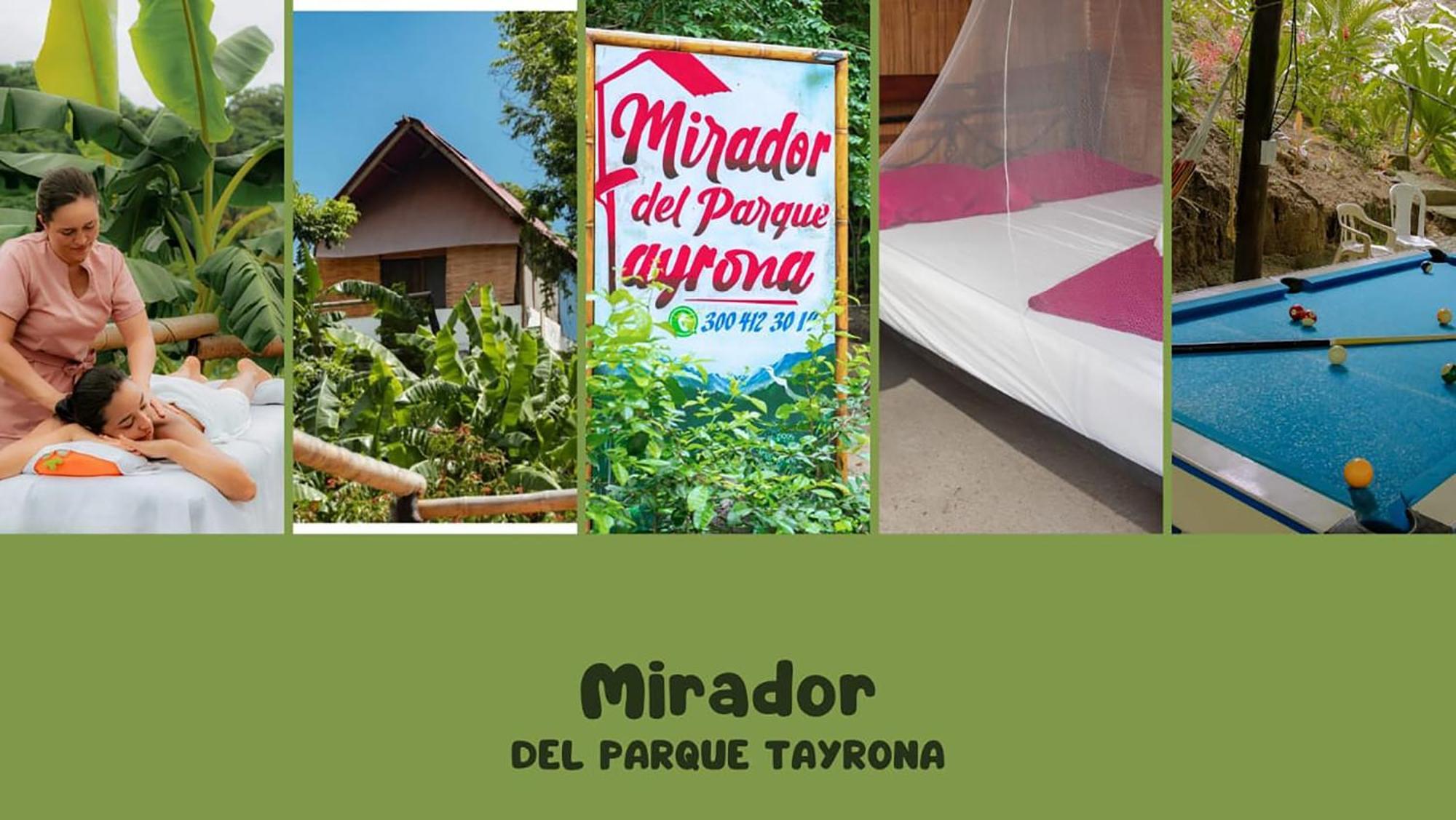Hostal Mirador Dentro Del Parque Tayrona El Zaino Exterior photo